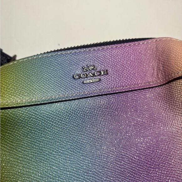 NWT Coach Mini Bennett Crossbody Shoulder Bag Purse Rainbow Ombre 91456 - Picture 6 of 7